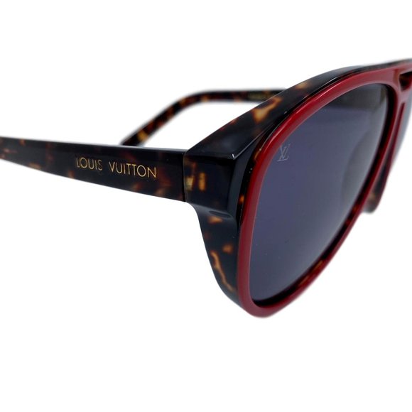 New Authentic Louis Vuitton Mowani Red W Sunglasses - Picture 1 of 9